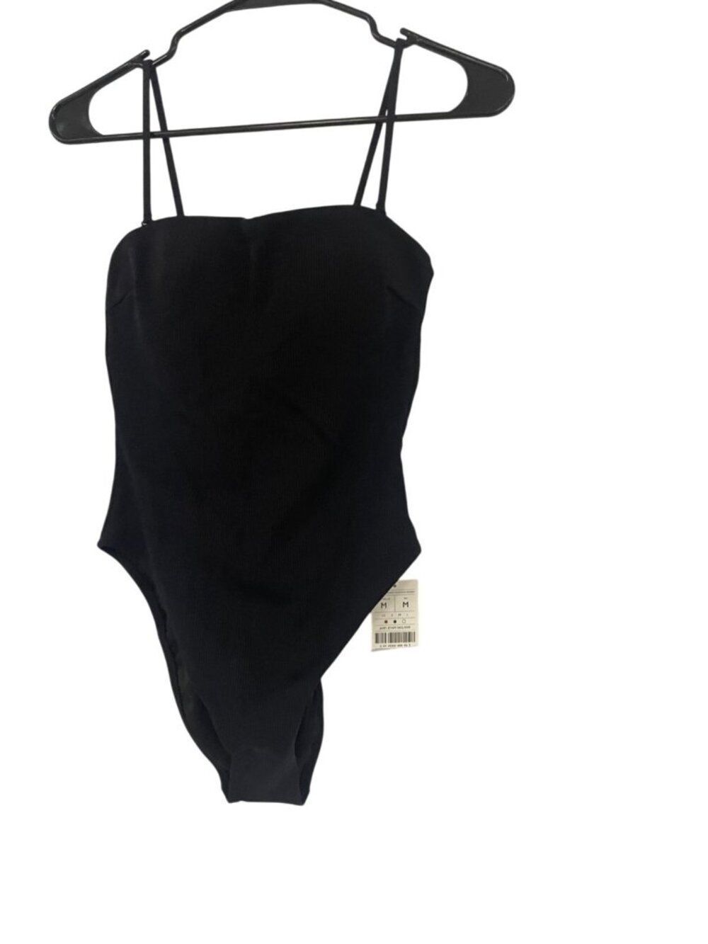 Oysho Womens Swimsuit Bathing suit M Medium Black One Piece 0747/302 NWT